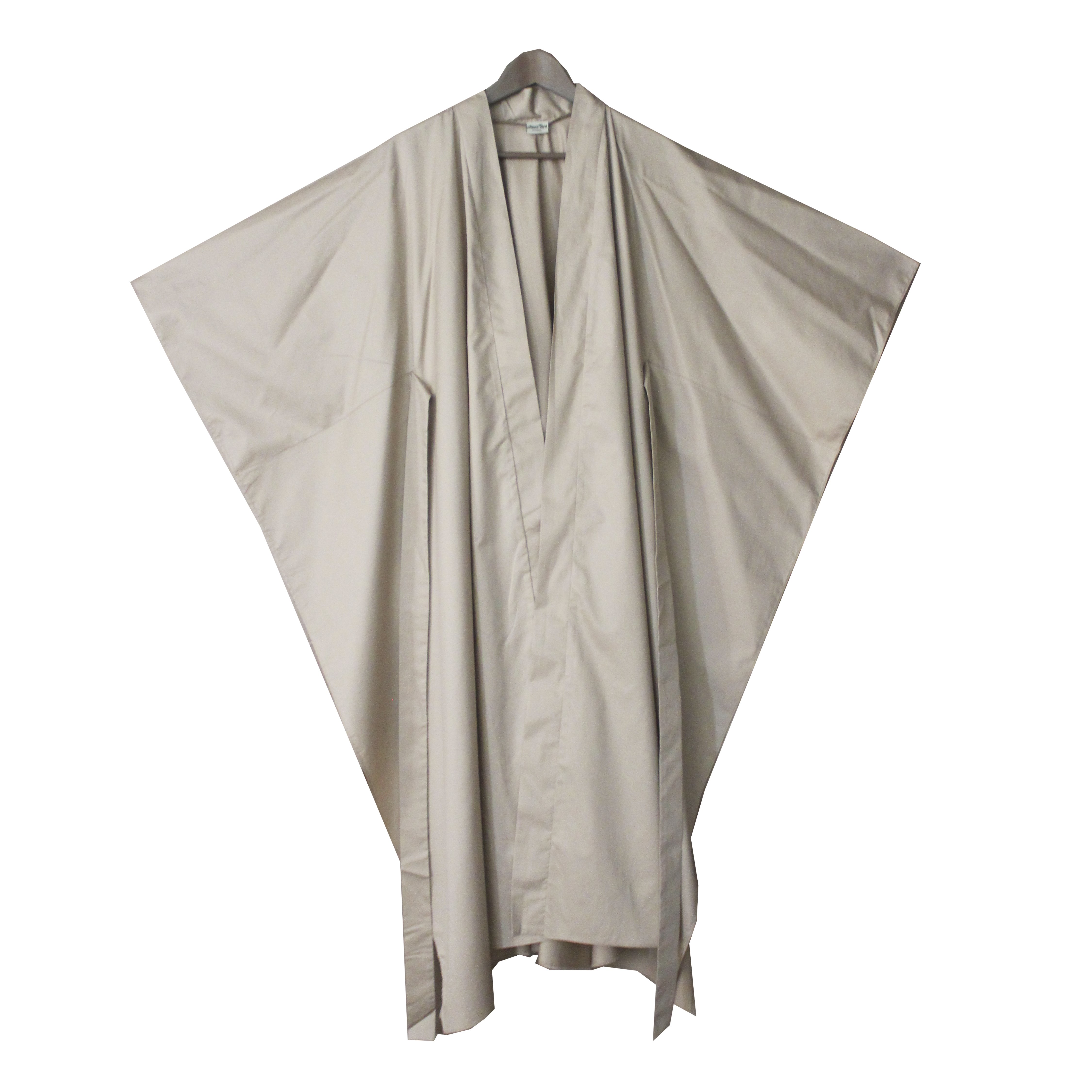 DÖKÜMLÜ UZUN KİMONO - BEJ