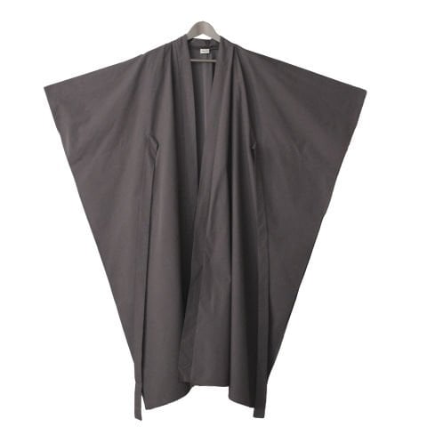 DÖKÜMLÜ UZUN KİMONO - SİYAH